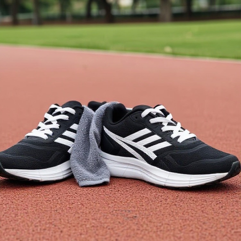 adidas Black and White Women’s Duramo Sneakers